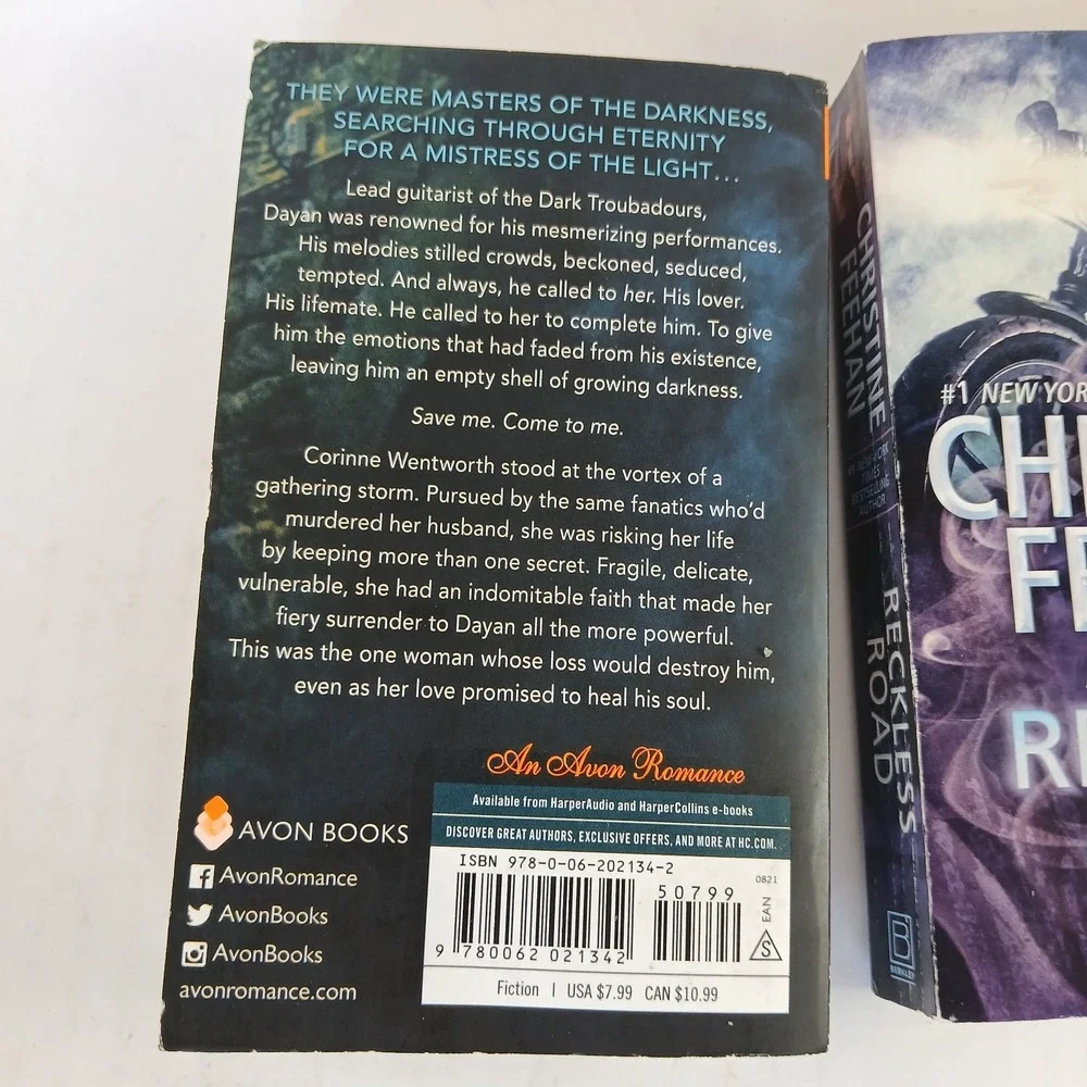 Christine Feehan Paranormal Romance Fiction 3 Paperback‎ Novel Lot